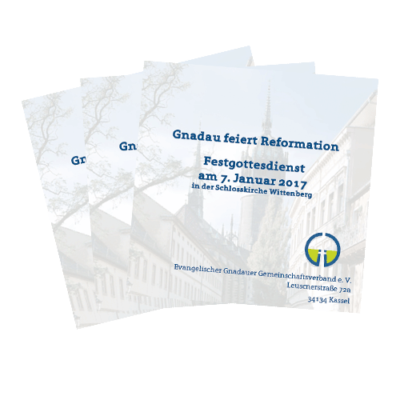 DVD "Gnadauer Reformationsgottesdienst" am 7. Januar 2017