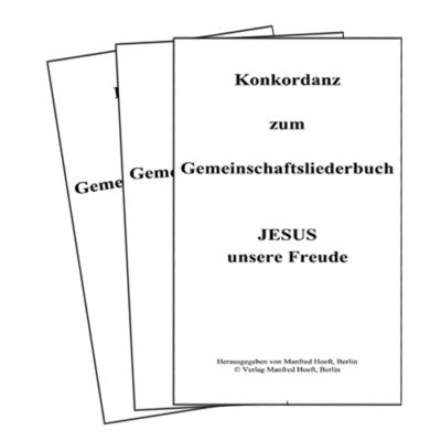 Konkordanz zum Gemeinschaftsliederbuch "Jesus unsere Freude" - kostenloser Download