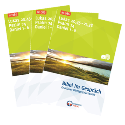 Bibel im Gespräch Nr. 086 (Lukas 20,45 -21,38|Psalm 74|Daniel 1-6)