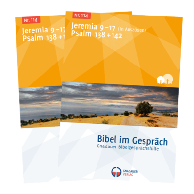 Bibel im Gespräch Nr. 114 (Jeremia 9-17 in Auszügen - Psalm 138+142)