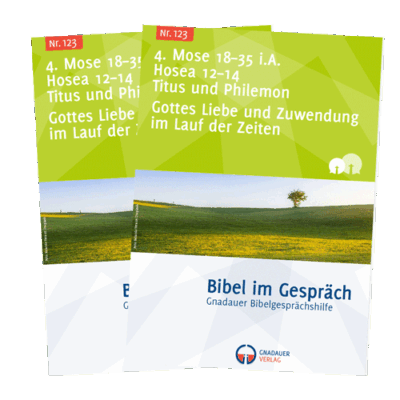 Bibel im Gespräch Nr. 123 4. Mose 18-35 i.A. Hosea 12-14 Titus und Philemon (digital)